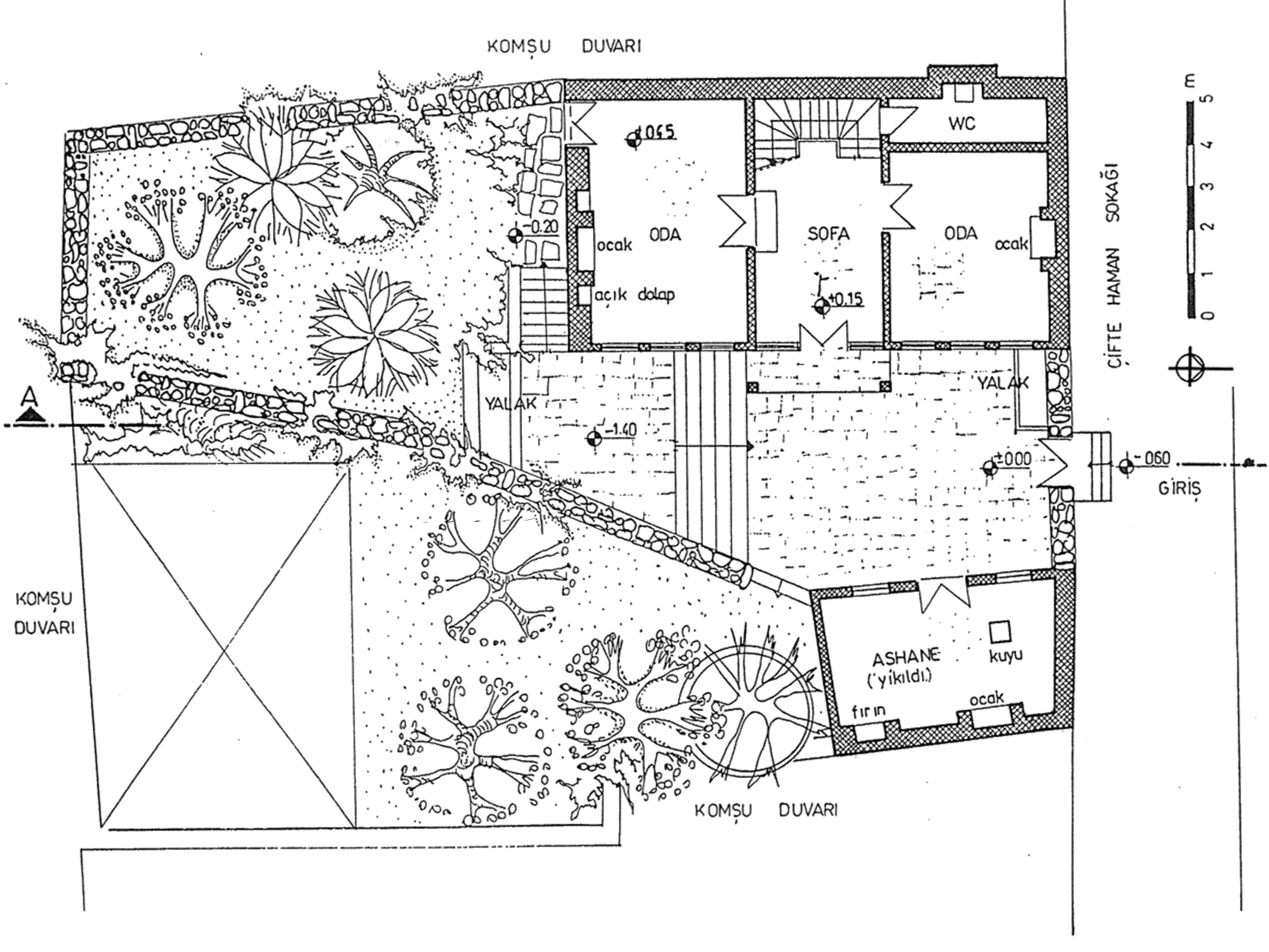Mehmet Salih Ongan Evi Plan (Kaynak: Trabzon Kent i Kltr Varlklar Envanteri)